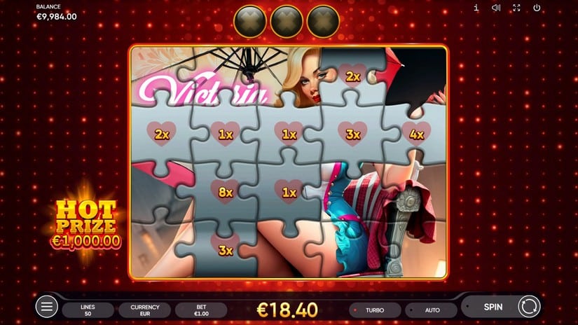 Hot Puzzle slot screen 8