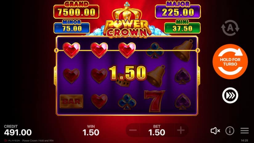 Power Crown: Hold and Win slot screen 2