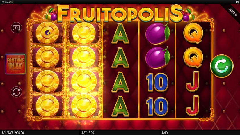 Fruitopolis: Fortune Play slot screen 2