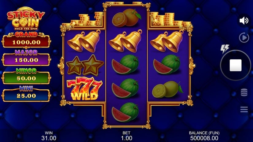 Sticky Coin: Hold The Spin slot screen 2
