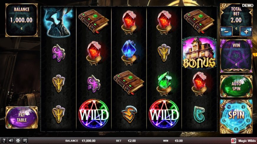 Magic Wilds slot screen 1