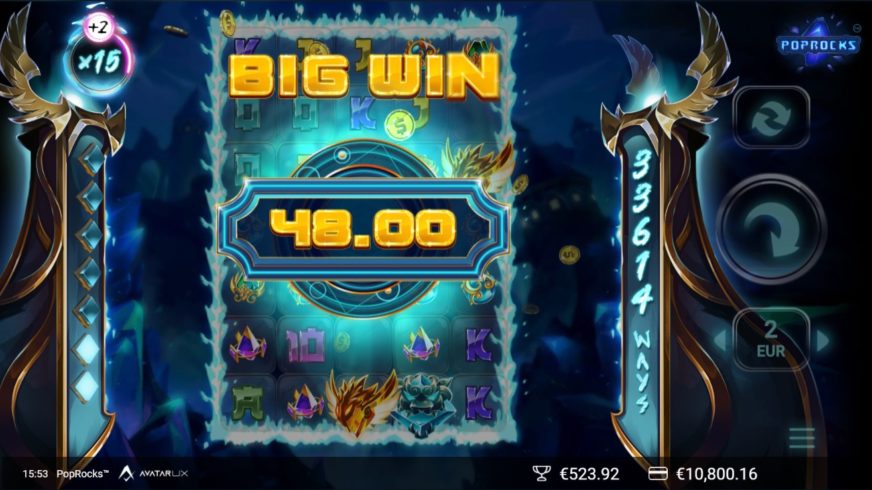 PopRocks slot screen 5