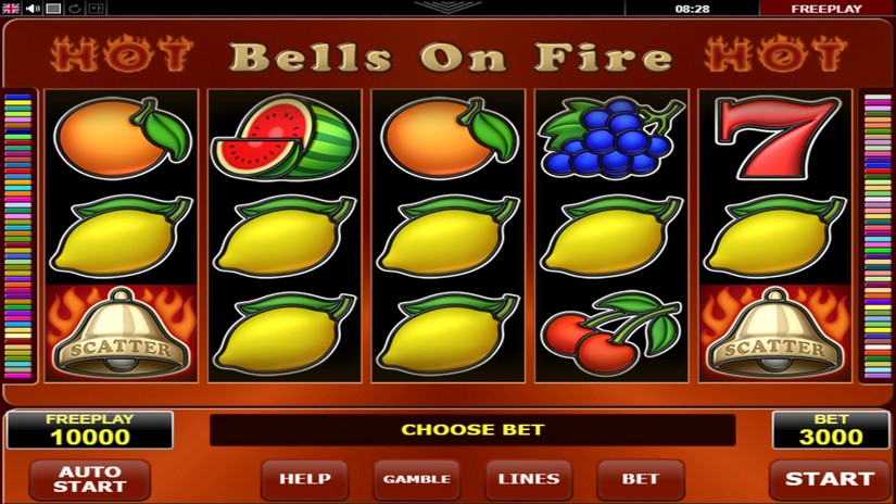 Bells on Fire Hot slot screen 1