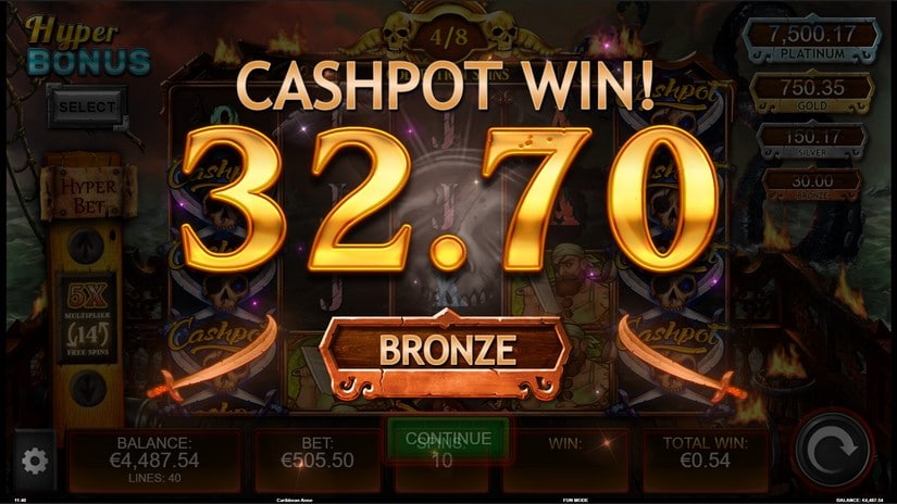 Caribbean Anne slot screen 5