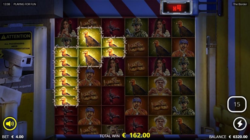 The Border slot screen 5