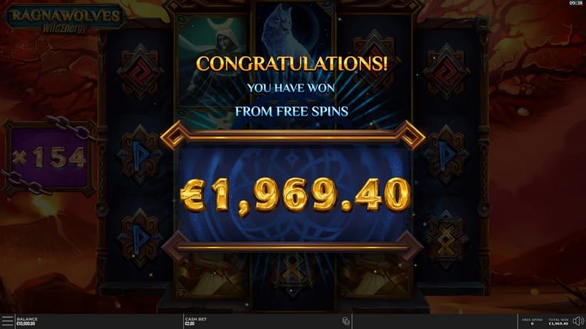 RagnaWolves WildEnergy slot screen 7