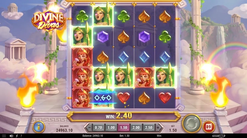 Divine Divas slot screen 5