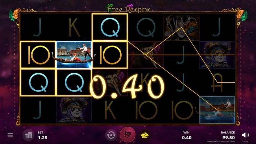 Venetian Magic slot screen 3
