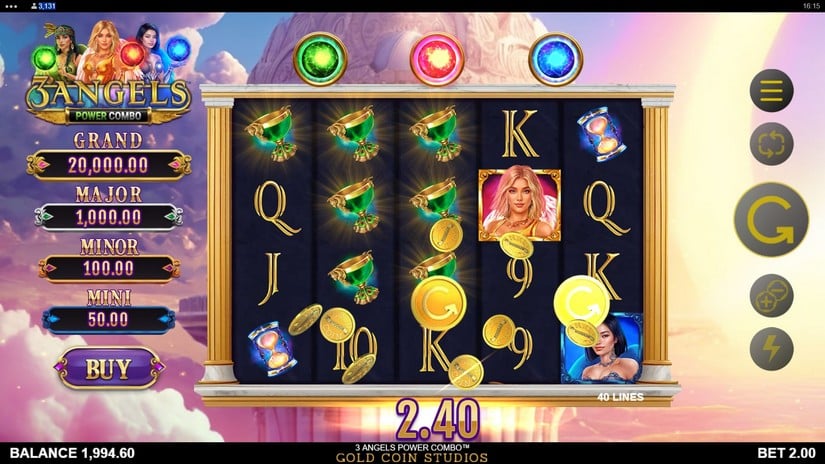 3 Angels Power Combo slot screen 3
