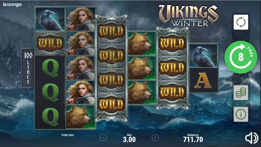 Vikings Winter slot screen 6