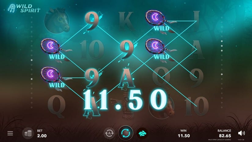 Wild Spirit slot screen 4