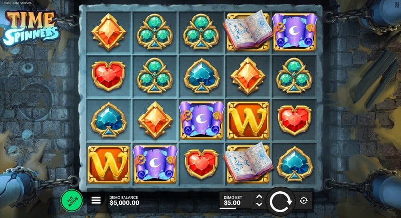 Time Spinners slot screen 1