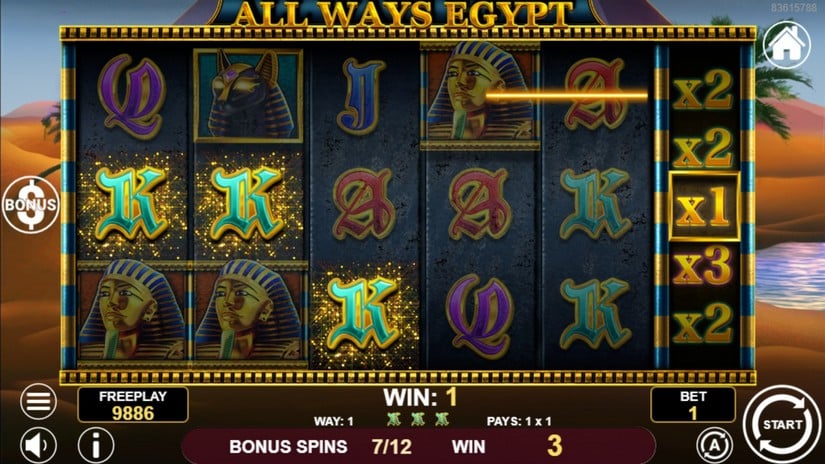 All Ways Egypt slot screen 5