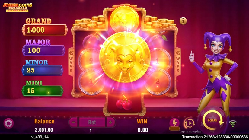 Joker Coins Expanded slot screen 3