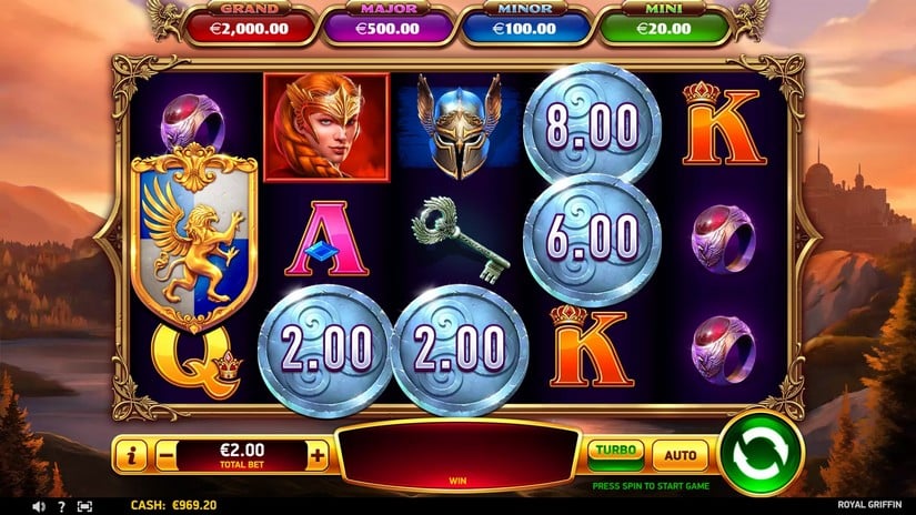 Royal Griffin slot screen 4