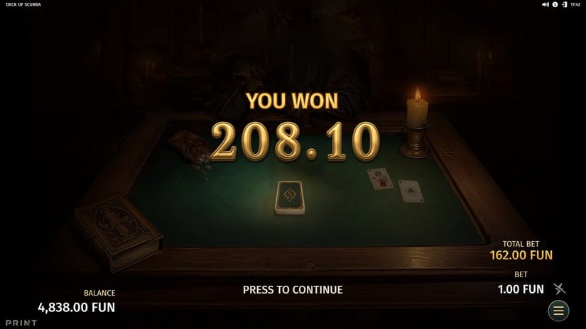 Deck of Scurra slot screen 7