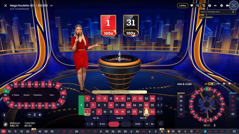 Mega Roulette slot screen 4