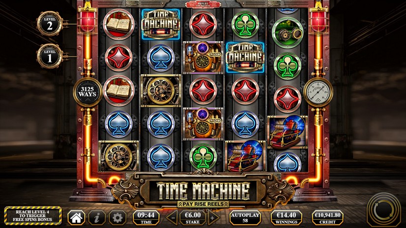 Time Machine slot screen 6