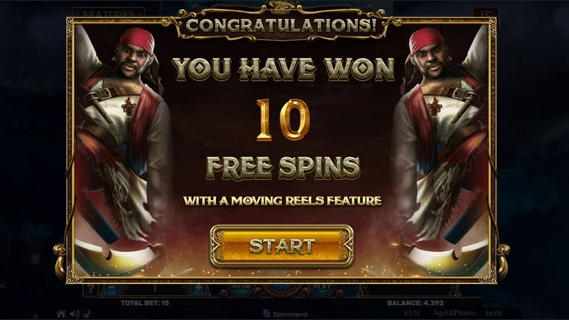 Age of Pirates 15 Lines slot screen 4
