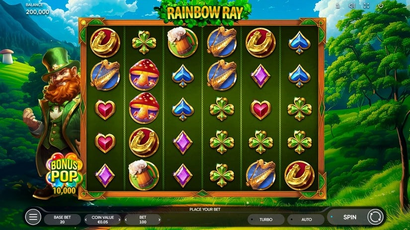 Rainbow Ray slot screen 1
