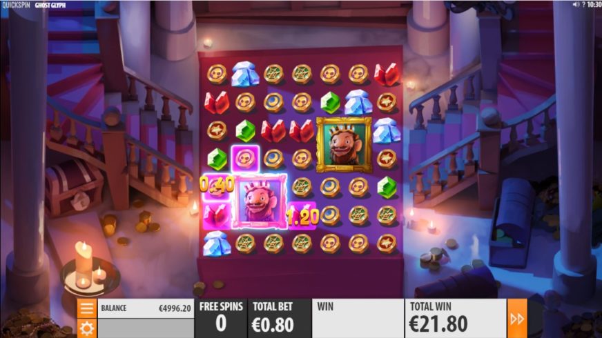 Ghost Glyph slot screen 6