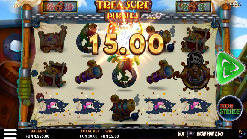 Treasure Pirates slot screen 3