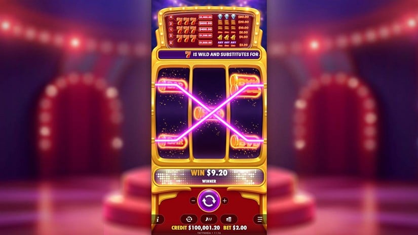 777 Rush slot screen 2