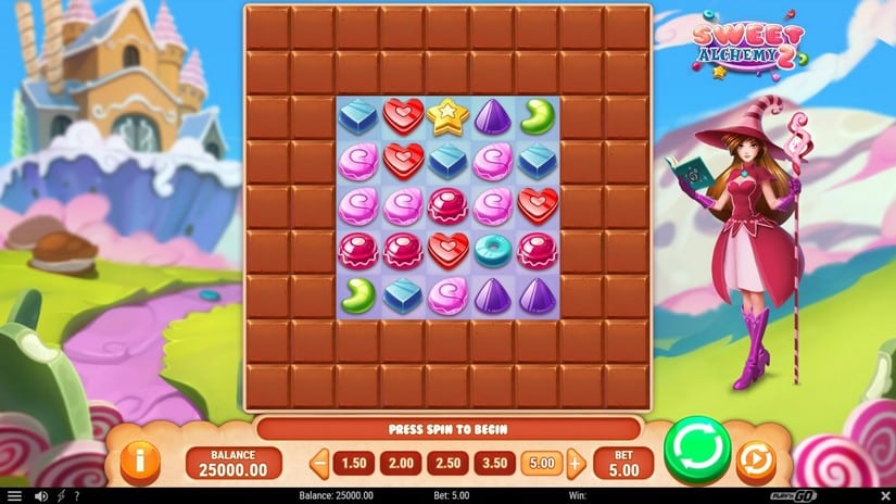 Sweet Alchemy 2 slot screen 1