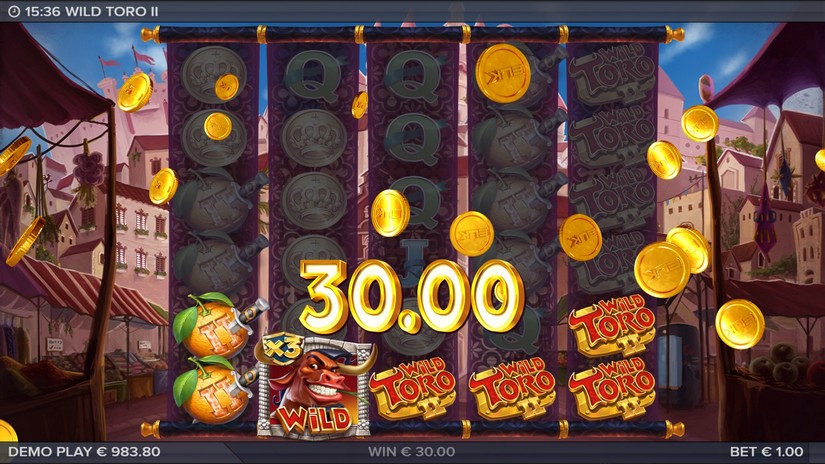 Wild Toro 2 slot screen 6