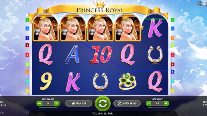 Princess Royal slot screen 1