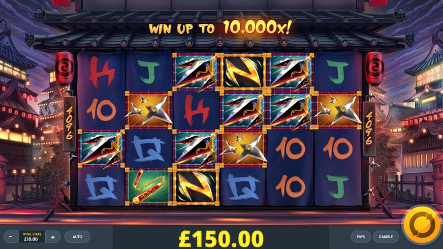 Ninja Ways slot screen 1
