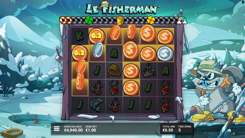 Le Fisherman slot screen 4