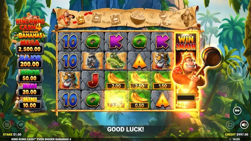 King Kong Cash Even Bigger Bananas 4 slot screen 4
