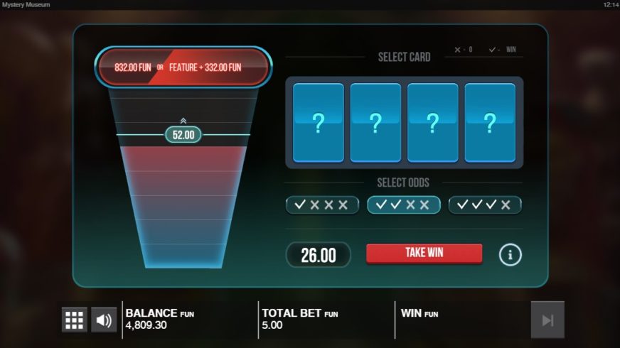 Mystery Museum slot screen 5