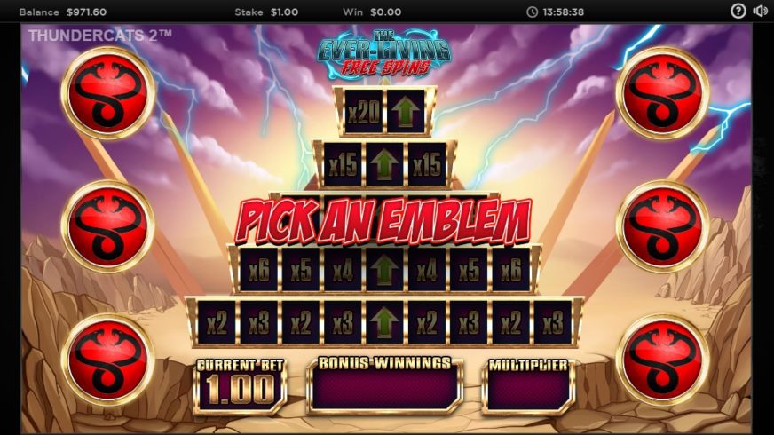 Thundercats Reels Of Thundera slot screen 5