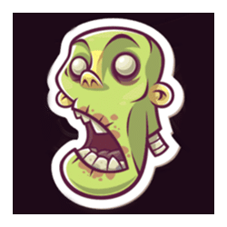 Scatter of Zombies At The Door Slot