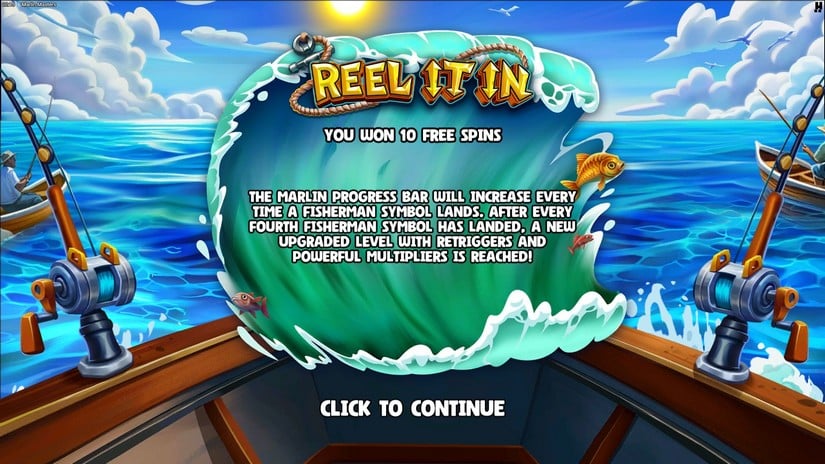 Marlin Masters slot screen 3