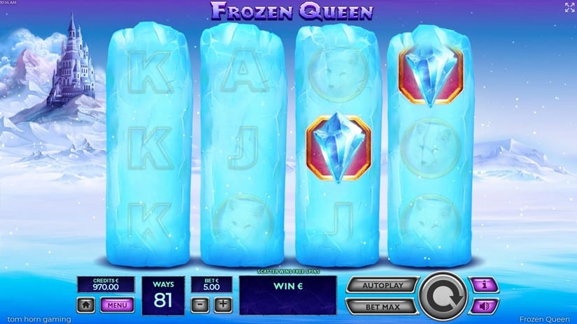 Frozen Queen slot screen 2