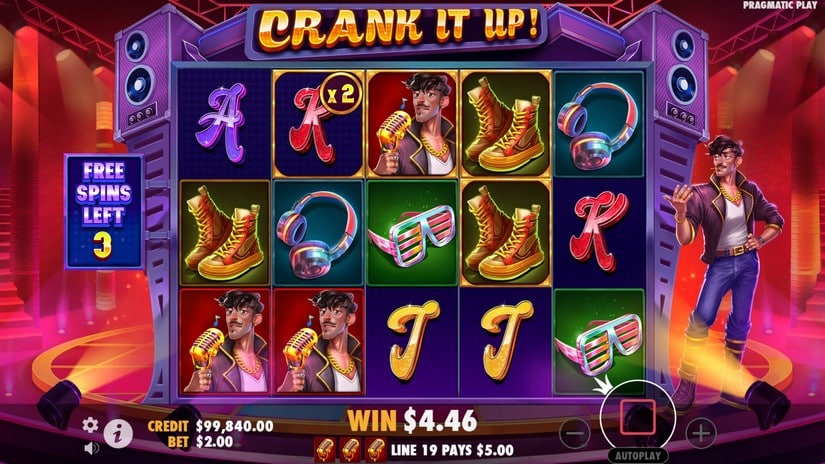 Crank It Up slot screen 4