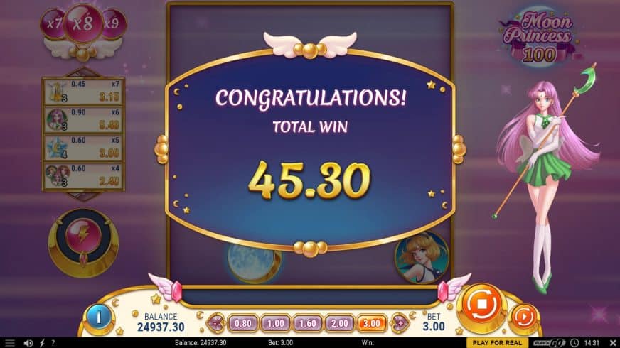 Moon Princess 100 slot screen 4