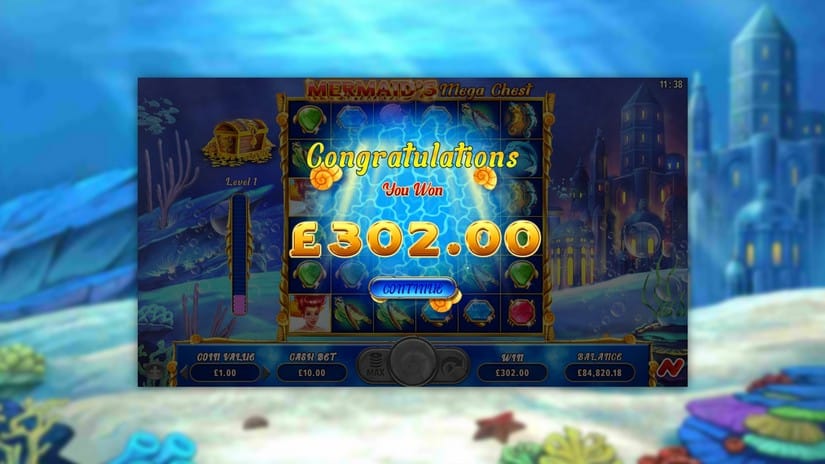 Mermarmaid’s Mega Chest slot screen 6