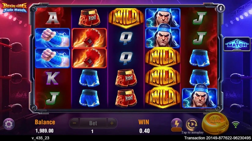 Boxing King Title Match slot screen 2