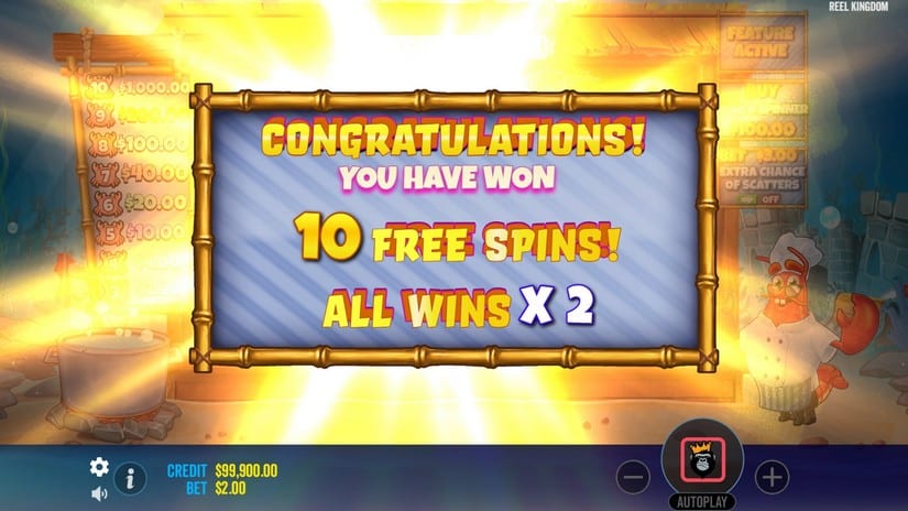 Lobster Bob’s Sea Food and Win It slot screen 4
