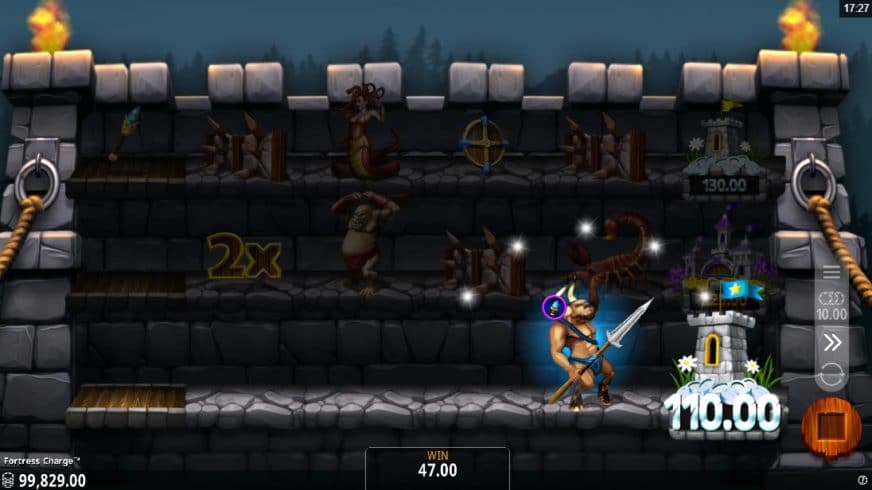 Fortress Charge slot screen 4