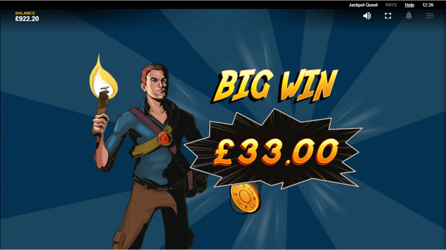 Jackpot Quest slot screen 4