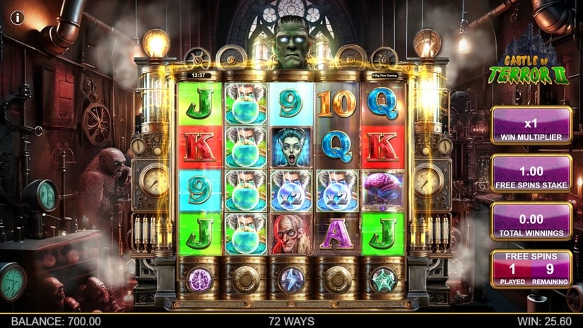 Castle of Terror 2 slot screen 5