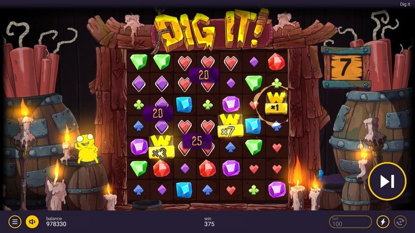 Dig It slot screen 7