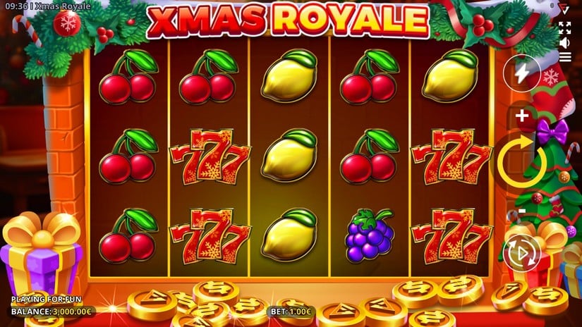 XMAS Royale slot screen 1
