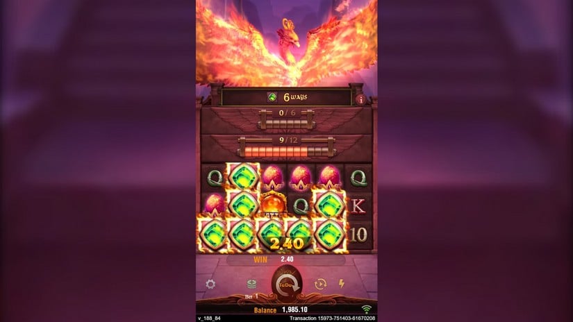 Trial of Phoenix slot screen 3