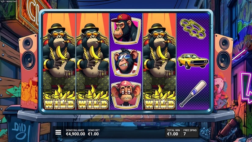 Monkey Frenzy slot screen 5